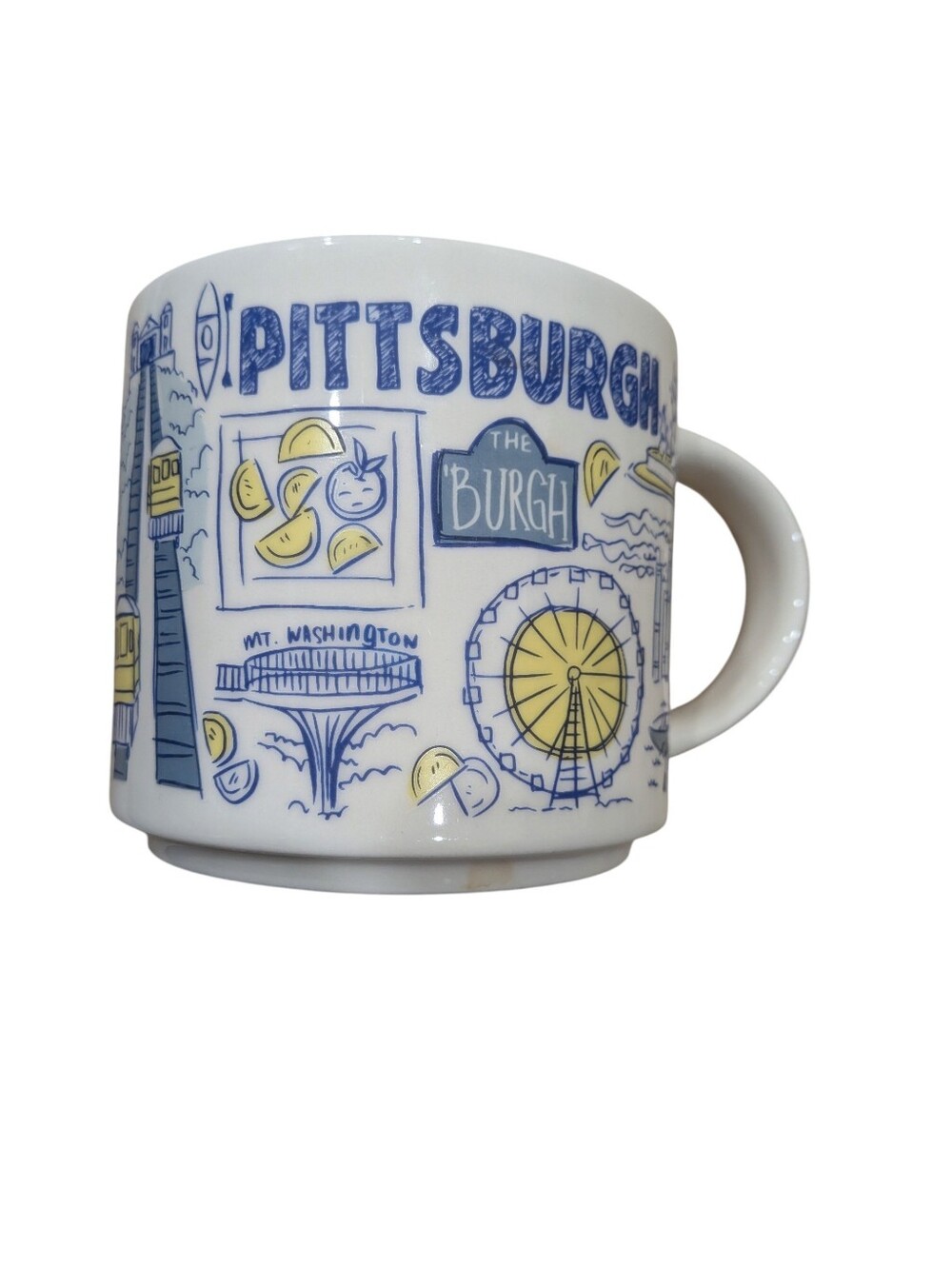 Starbucks Coffee Mug Pittsburgh Been There Series Across The Globe 2018 Ceramic